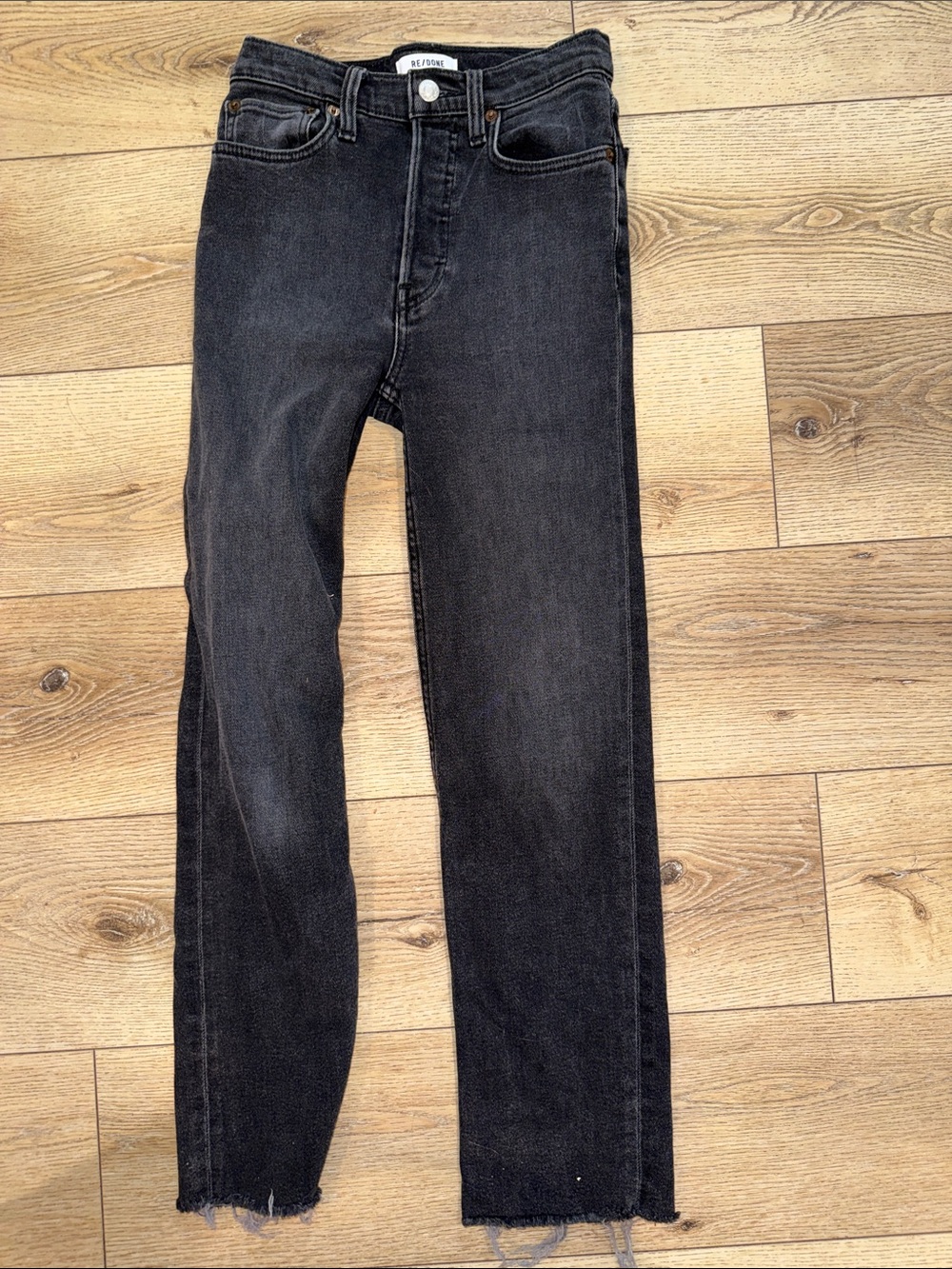Re/Done Stove Pipe Stretch Jeans